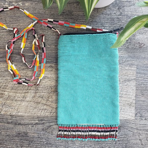 Amazing Frida Kahlo Portrait Beaded Bag Artisan Made in Guatemala NWOT - Picture 6 of 16